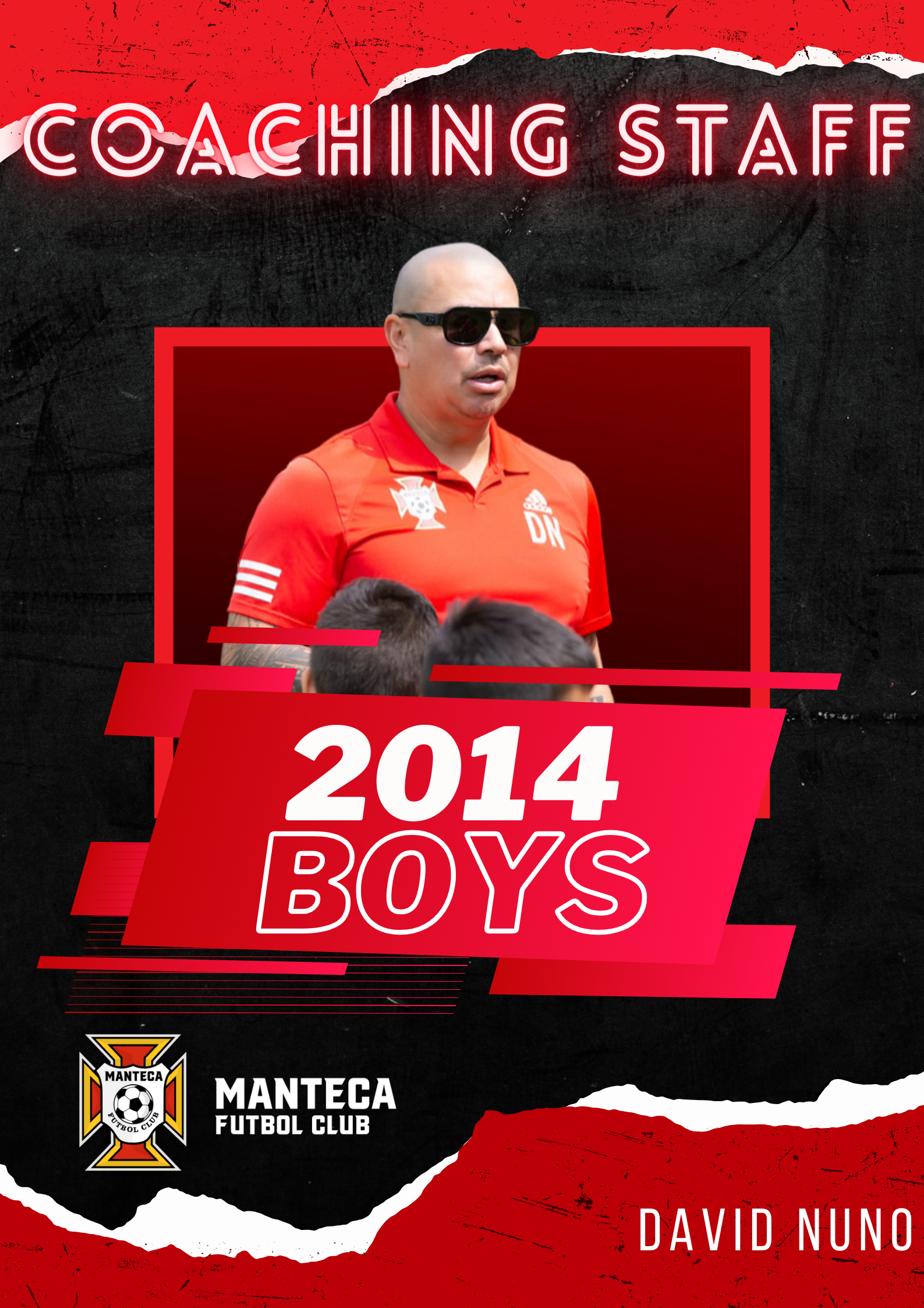 Manteca Futbol Club 14 Boys Red