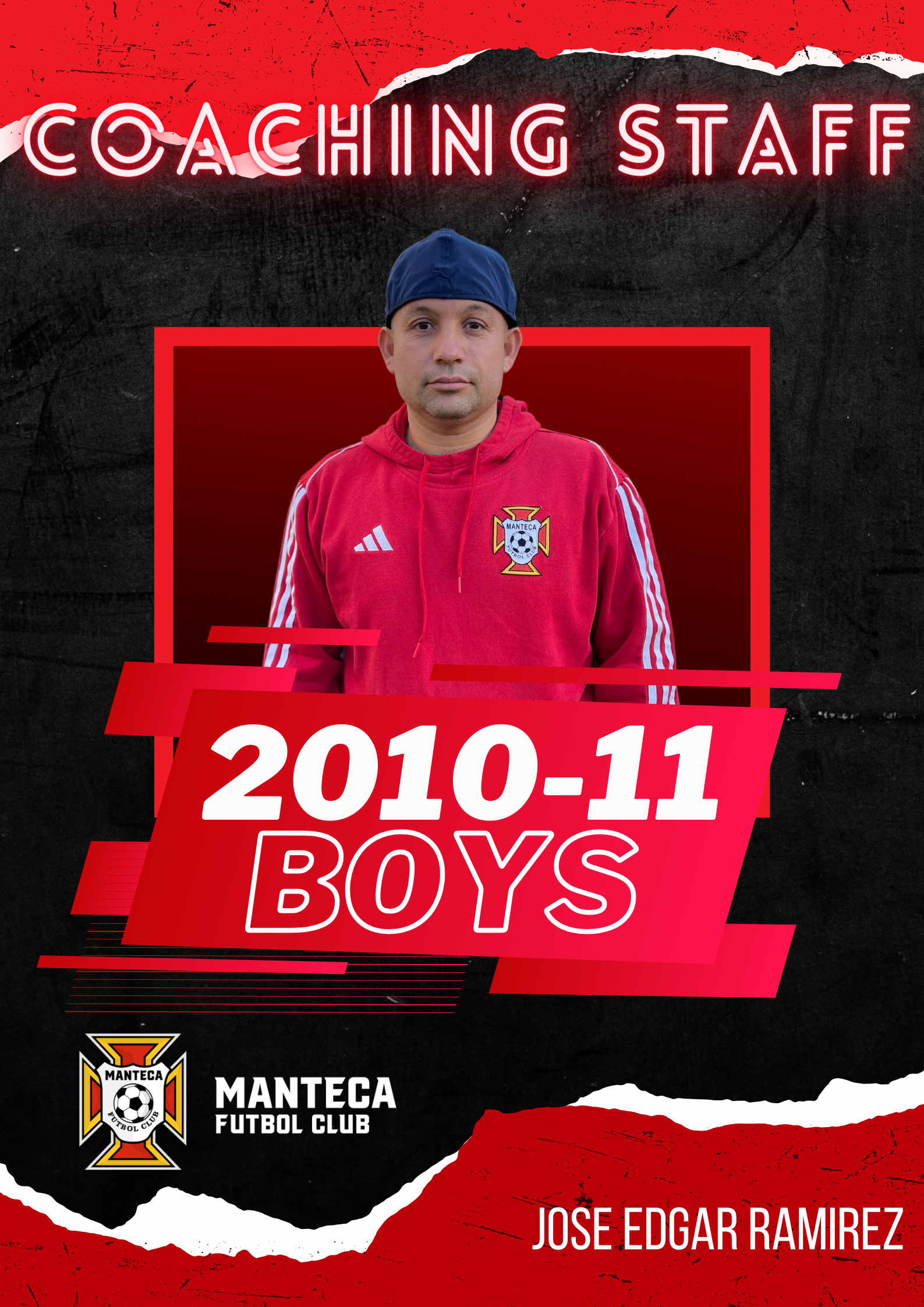 Manteca Futbol Club 10/11 Boys White