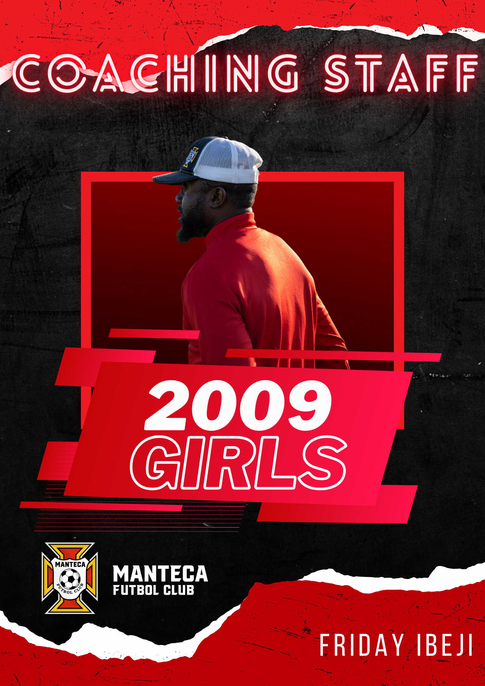 Manteca Futbol Club 09 Girls Courage