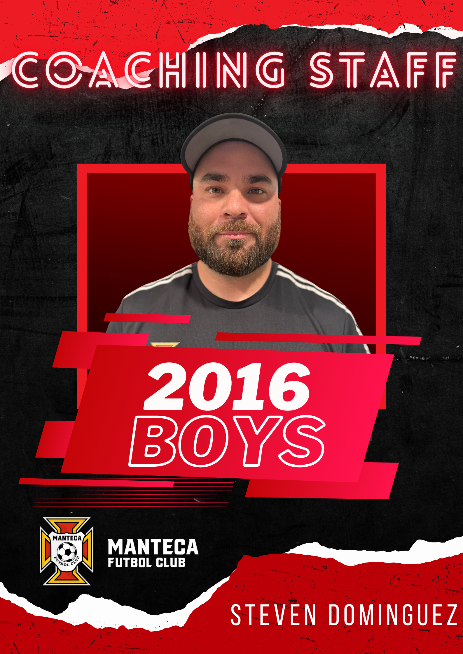 Manteca Futbol Club 16 Boys Red